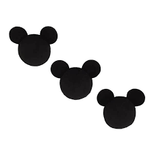 Disney Plush Mickey Mouse Black Wall
