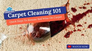 remove red wine on carpet
