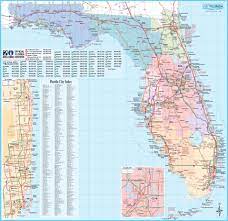 Detailed map of florida east coast. Large Detailed Tourist Map Of Florida