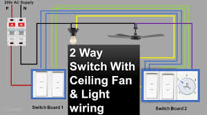 ceiling fan light wiring
