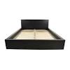 The bed frame is available in twin, full, queen, and king sizes. 1