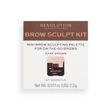 makeup revolution brow sculpt kit dark