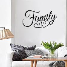 Metal Family Wall Sign Rustic Wall