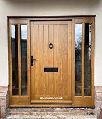 Oak Cottage Style Doors Framed Ledged