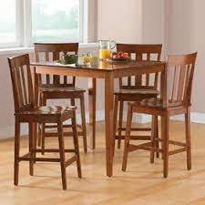 Dining table for 2 to 4 small space,kitchen table 47 inch heavy sturdy metal frame, easy assembly, for living room, dining room brown. Modern Dining Room Sets