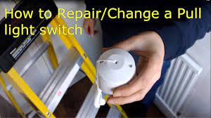 How to Repair/change a Pull/Cord Light Switch Video explanation - YouTube