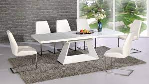 extendable dining table glass dining