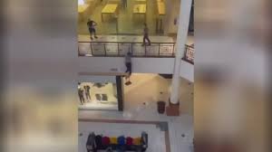mall theft suspect injured during escape