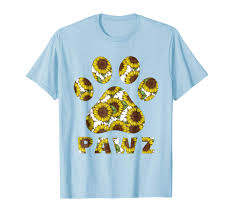 Pawz Sunflower Funny Shirt Azvn
