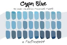 Procreate Color Palette Canyon Blue