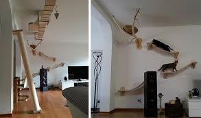 K&h pet products ez mount cat window perch, gray. Amazing German Designed Cat Climbing Furniture Hauspanther