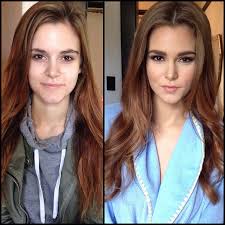 stars before and after makeup