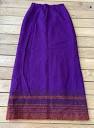Vintage Arola Finland Women's Wool Long Skirt Size XS In purple ...