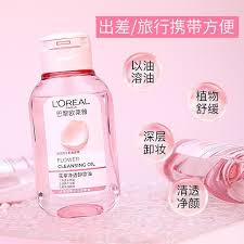 loreal flower cleansing oil makeup