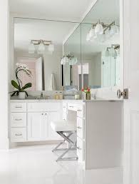 l shaped washstand with makeup vanity