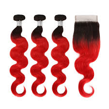 Natural auburn red is the hair color that everyone wants and envies you on having it. Dyed 3 Bundles Red Brazilian Hair Weave With Closures Dark Black Root Red Hair Color Human Hair Extensions Buy 3 Bundles Red Brazilian Hair Weave Hair Weave With Closure Red Weave Human Hair Product
