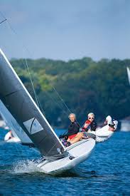 He built only two boats in this class. 50th Anniversary Blue Chip E Scow Regatta Sailing Sailing Catamaran Sail Racing