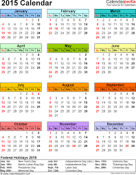 Unique Calendar Excel 2015 Konoplja Co
