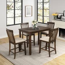 Walnut dining chair set of 4, 6, 8 by adhwoodwork. 5 Piece Dining Table And Chair Set Wooden Dining Room Table And Set Of 4 Dining Chairs Dining Table Set With Upholstered Fabric Seat Kitchen Table Set Dining Room Furniture Yellow Oak