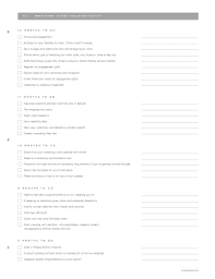 25 printable wedding timeline template