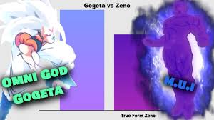 All of them he serve them ever since until he decide to betray when he failed to assassination with zeno, until he kick into unverise 13 where he stay there beyond. Omni God Gogeta Vs True Form Zeno Power Levels Youtube
