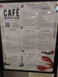 menu at stonewall kitchen cafe york