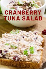 healthy cranberry tuna salad mindy s