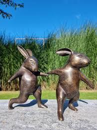 Rabbit And Hare Couple Animals In Love