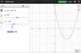 create desmos graphs with sliders