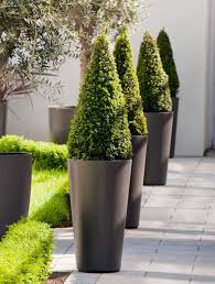 alto tall round tapered outdoor planter