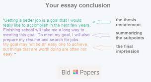 strong conclusion for your essay