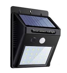 Nc20 Solar Led Outdoor Wall Light Small