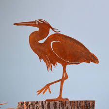 Buy Great Blue Heron Metal Bird Art