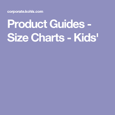 Kohls Size Charts Kids Predict Your Babys Size In Kohls