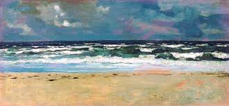 Sandy Beach With Breakers By Winslow