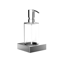 Clear Crystal Glass Soap Dispenser