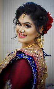 bridal makeup images maharashtrian