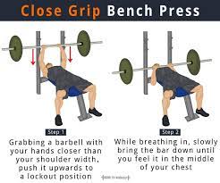 close grip bench press proper form