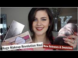 huge makeup revolution haul swatches