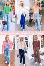 how to wear wide leg jeans straight a