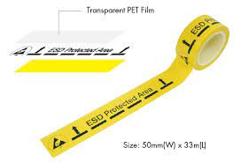 esd floor marking tape w 50mm x l 30m