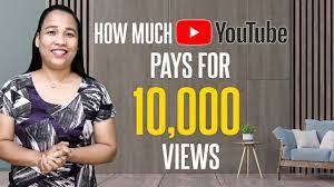 much money does 10 000 you views
