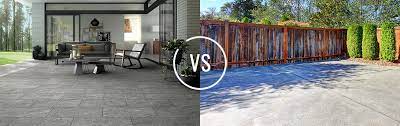pavers vs concrete comparing costs and