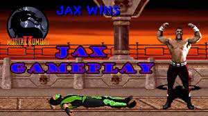 Jax made his first chronological appearance in mortal kombat ii, though, in terms of the storyline, his first adventure is depicted in mortal kombat: Mortal Kombat 2 Jax Gameplay Youtube