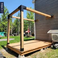 Any Size Wall Mount Pergola Kit For 6x6