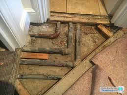 Insulating Pipes Under A Floor