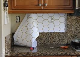 how to wallpaper a backsplash the