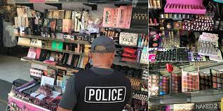 waste in counterfeit makeup