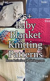 baby blanket knitting patterns in the