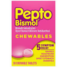 pepto bismol chewable tablets for